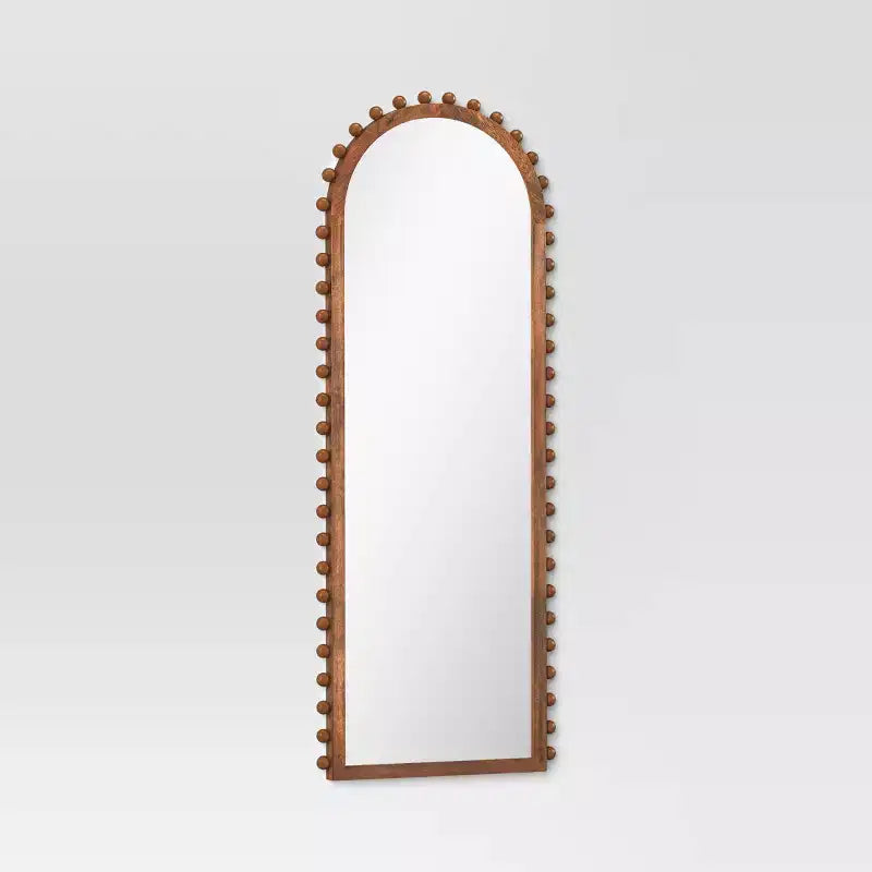 25"x65" Carved Beaded Floor Mirror - Threshold™