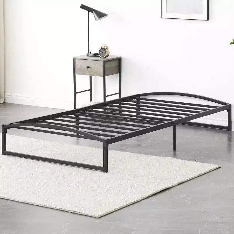 Garvee Metal Bed Frame, Low Profile Platform w/Steel Slats, No Box Spring Needed, Easy Assembly