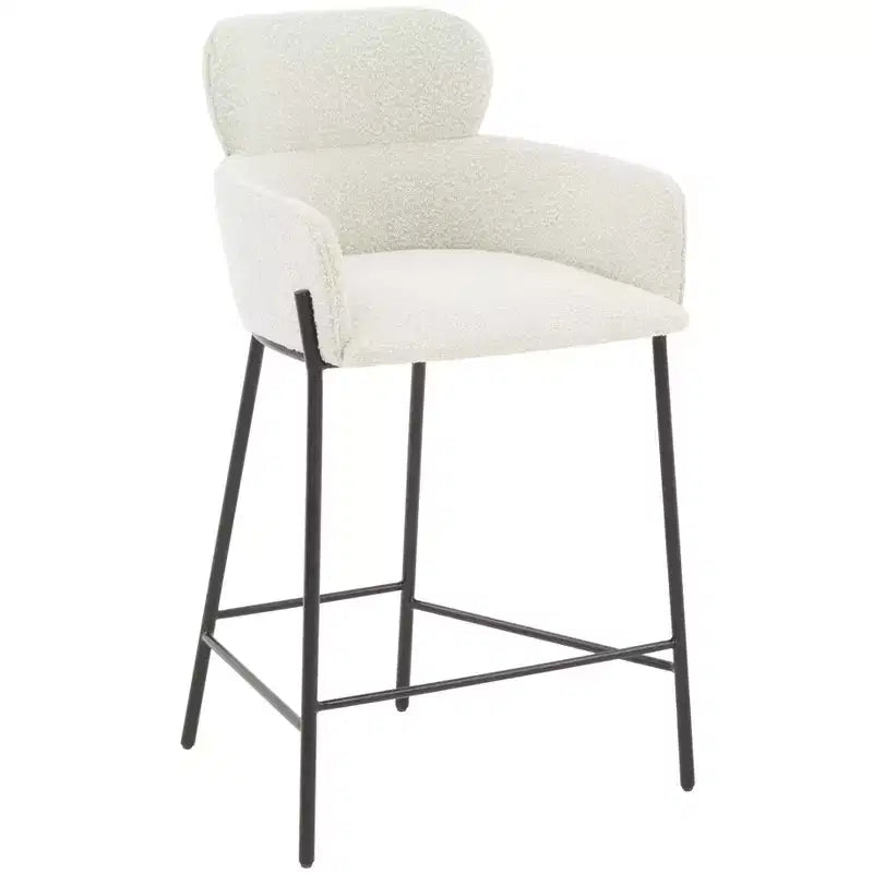 Charlize Velvet Counter Stool - SFV4756 - Safavieh Couture