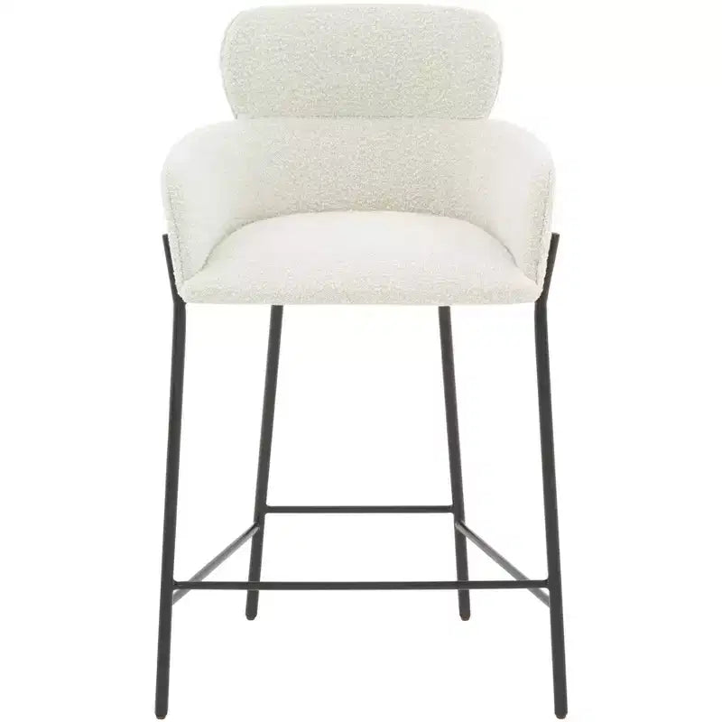 Charlize Velvet Counter Stool - SFV4756 - Safavieh Couture