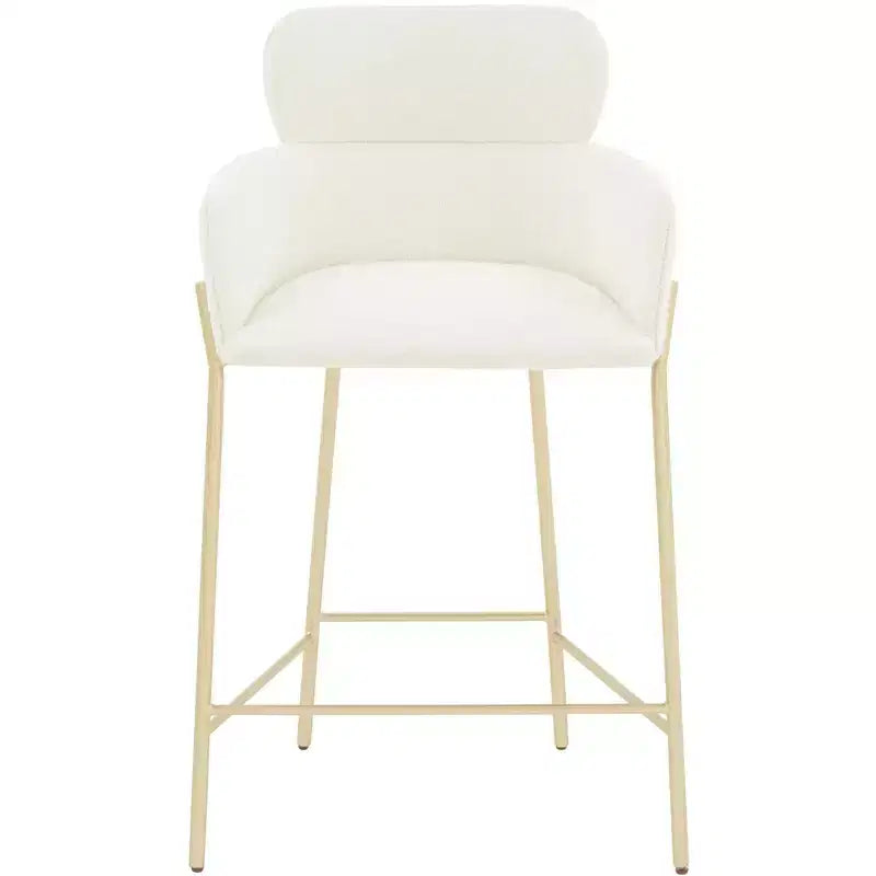 Charlize Velvet Counter Stool - SFV4756 - Safavieh Couture