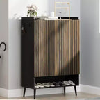 GustoWave Large Shoe Cabinet with 2 Doors, 6-Tier Entryway Shoe Storage Cabinet with Adjustable Shelves, Freestanding Shoes Rack Organizer