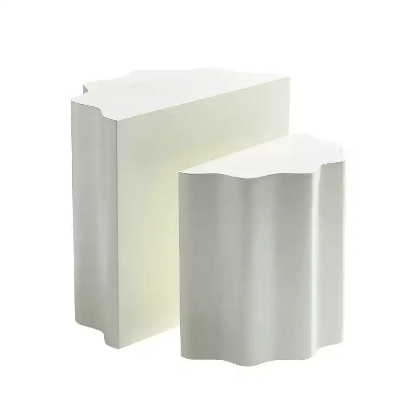 Alice Modern 2 Piece Fiberglass Accent Table Set