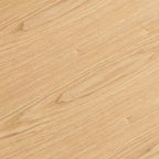 Table basse ovale moderne 39L, petite table d'appoint avec base piédestal robuste, taille compacte pour appartement, salon et chambre à coucher