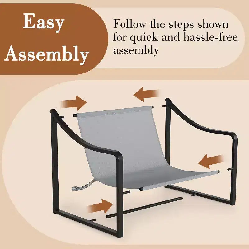 Acekool Compact Lounge Chair - Versatile Single Seater with Cushion for Living Room, Study or Porch (Multiple Colors Available)