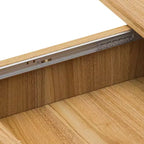 Table à manger extensible moderne avec piètement central rayé