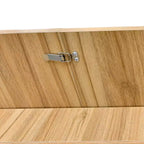 Table à manger extensible moderne avec piètement central rayé