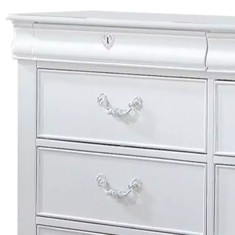 Acme Furniture 56" Estrella Dresser White Finish