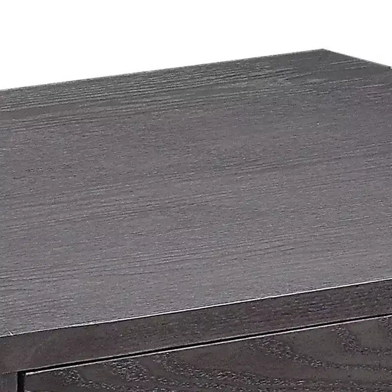 Acme Furniture Iban Accent Table Gray Oak/Chrome Finish