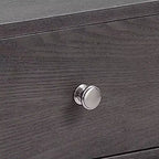 Table d'appoint Gris chêne/Chrome