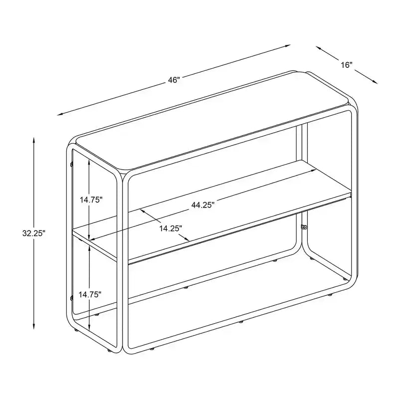 Console Table with Chrome Frame - Hearth & Hand™ with Magnolia