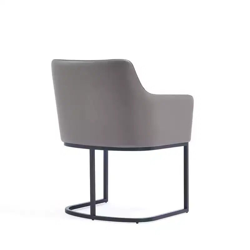 Serena Modern Leatherette Upholstered Dining Armchair - Manhattan Comfort