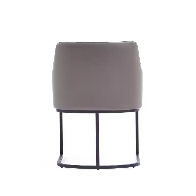 Serena Modern Leatherette Upholstered Dining Armchair - Manhattan Comfort
