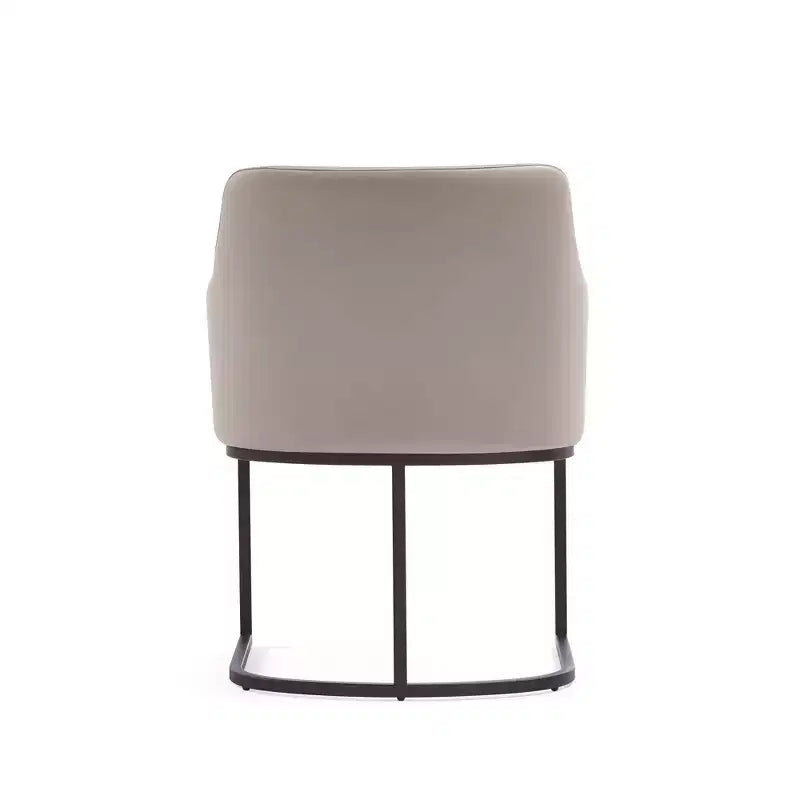 Serena Modern Leatherette Upholstered Dining Armchair - Manhattan Comfort