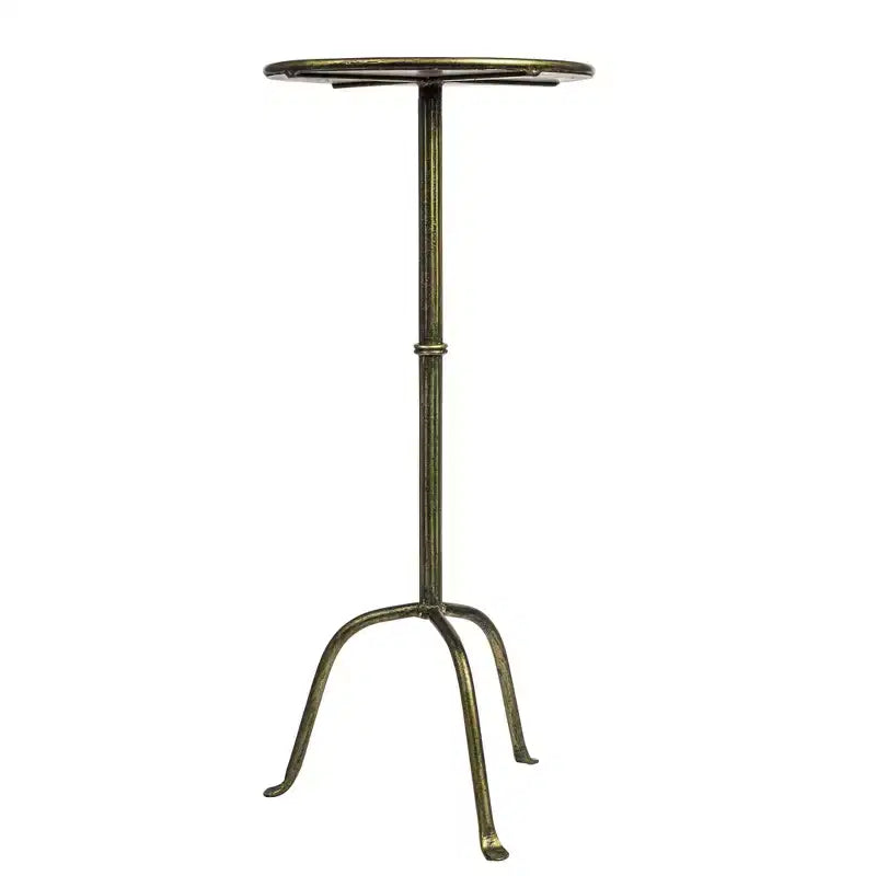 Storied Home Metal Martini Cocktail Accent Table