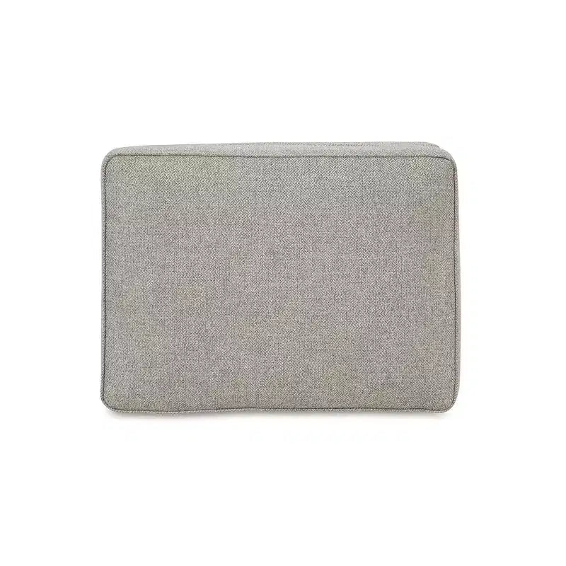 Signature Design by Ashley Gaelon Casual Firmly Cushioned Ottoman with Bun Legs, Gray & Brown