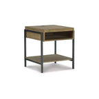 Signature Design by Ashley Contemporary Fridley End Table Brown/Black