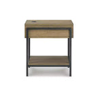 Table d'appoint marron/noir