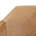 Fauteuil d'appoint en cuir tressé