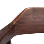 Fauteuil d'appoint en cuir tressé