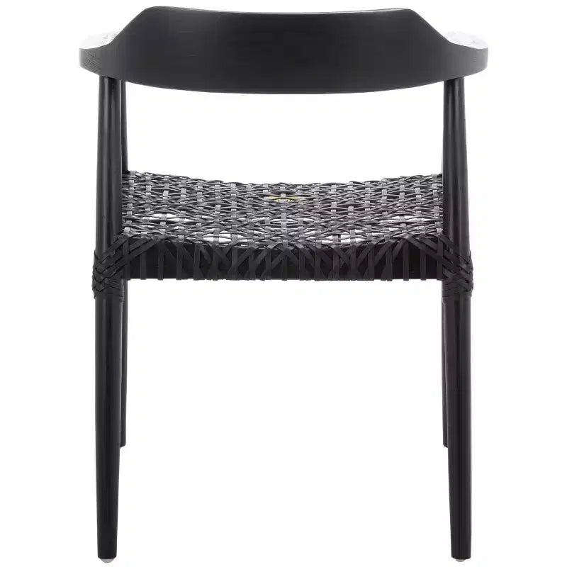 Munro Leather Woven Accent Chair - ACH1005 - Safavieh