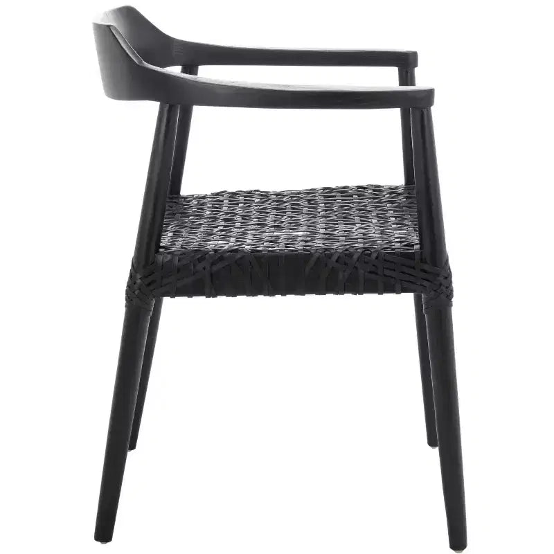 Munro Leather Woven Accent Chair - ACH1005 - Safavieh