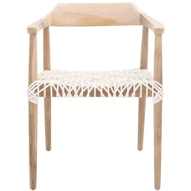Munro Leather Woven Accent Chair - ACH1005 - Safavieh