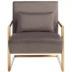 Konomi Arm Chair - ACH5204A - Dark Taupe - Safavieh