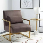 Fauteuil taupe foncé