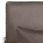 Fauteuil taupe foncé