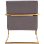 Fauteuil taupe foncé