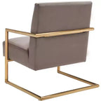 Fauteuil taupe foncé