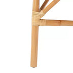 Fauteuil d'appoint en rotin avec coussin