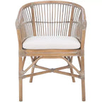 Olivia Rattan Accent Chair W/ Cushion - ACH6516 - Safavieh