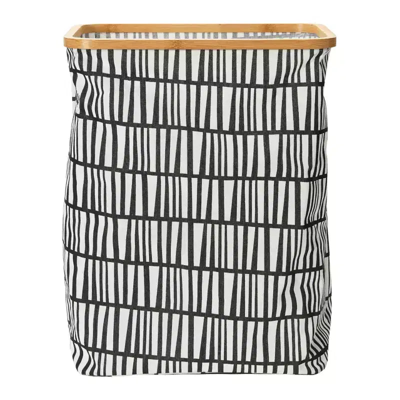 Household Essentials Bamboo Rimmed Rectangular Krush Hamper